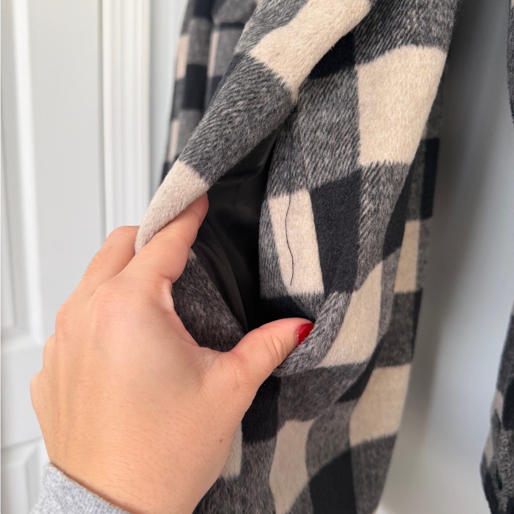 Knox Rose Black and Cream Checkered Shirt - Picture 3 of 7